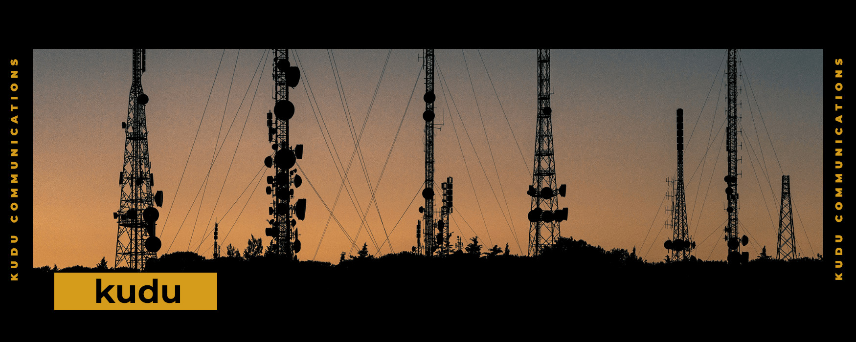 Kudu Communications tower skyline at dusk
